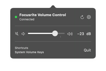 Menu bar popover